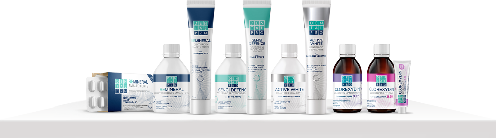 La gamma prodotti OralCare - disponibile in farmacia e parafarmacia